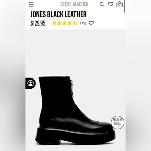 Brand new Steve Madden boots never worn
